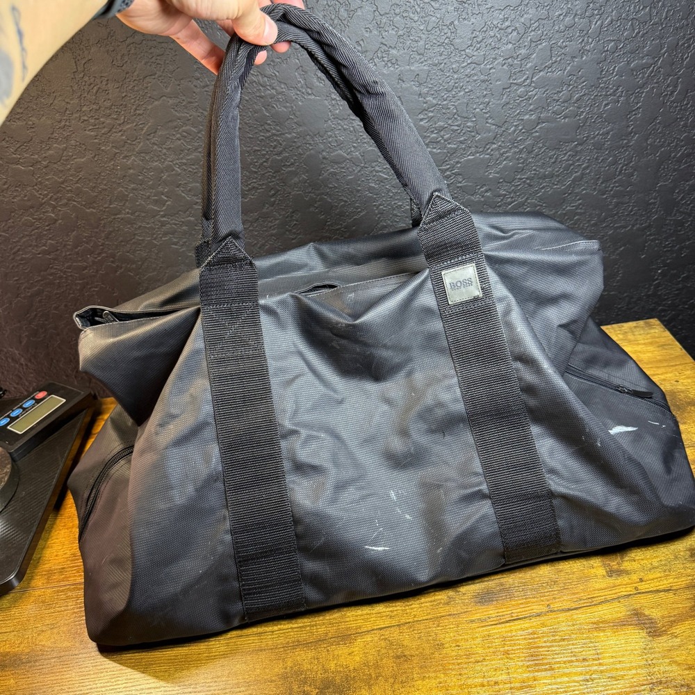 BOSS Hugo‎ Boss Black Nylon Travel Duffel Gym Sport Carry-On Bag